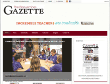 Tablet Screenshot of plaqueminesgazette.com